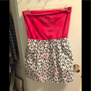 Cute Lilly Pulitzer strapless dress, worn once.